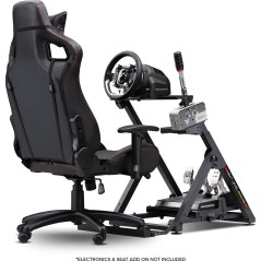 Next Level Racing Wheel Stand 20 Gaming Chair - Sleek Black Design for Ultimate Comfort and Performance